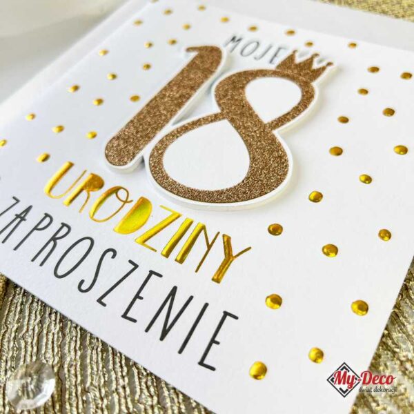 Zaproszenia-na-18-Urodziny-Zlote-Brokat-Korona-1.jpg