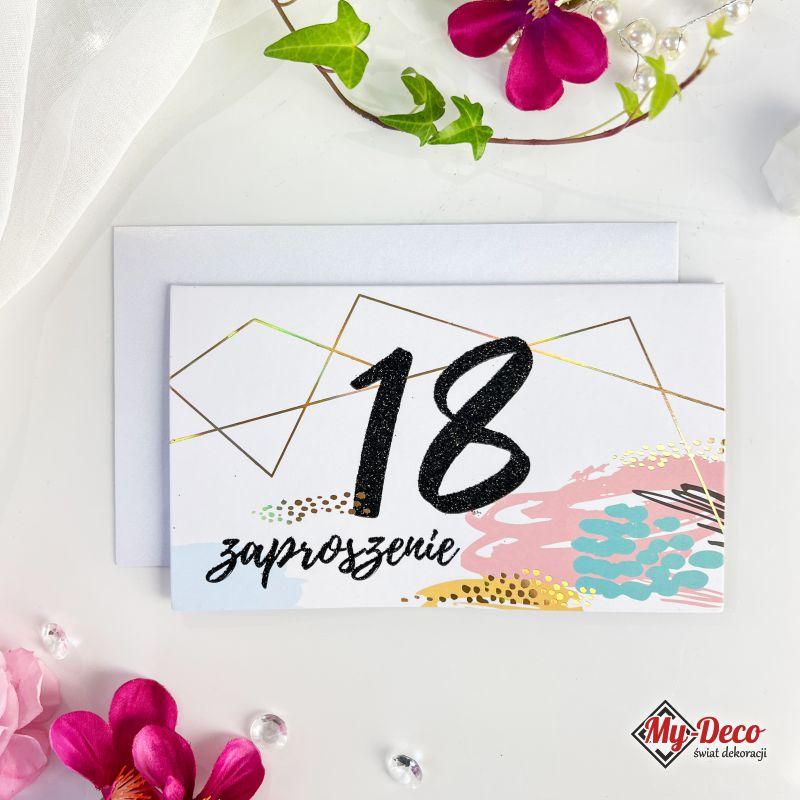 Zaproszenie-na-18-Urodziny-Brokat-Czarne-Zloto.jpg